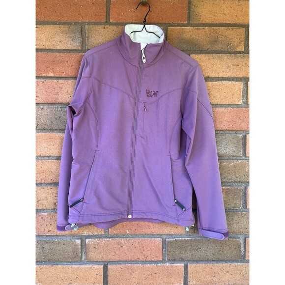 Mountain Hardwear Women's M Offwidth Softshell‎ Jacket TufStretch Purple OL3507 - Picture 1 of 14